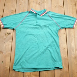 Vintage 1980s Tennis American Style Collared Polo Shirt / True Vintage / Casual Shirt / Made In USA / Tennis Shirt / Hi Fly Shirt / Tennis