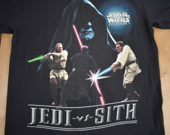 Vintage 1999 Star Wars Episode 1 Promo T-shirt / Jedi Vs