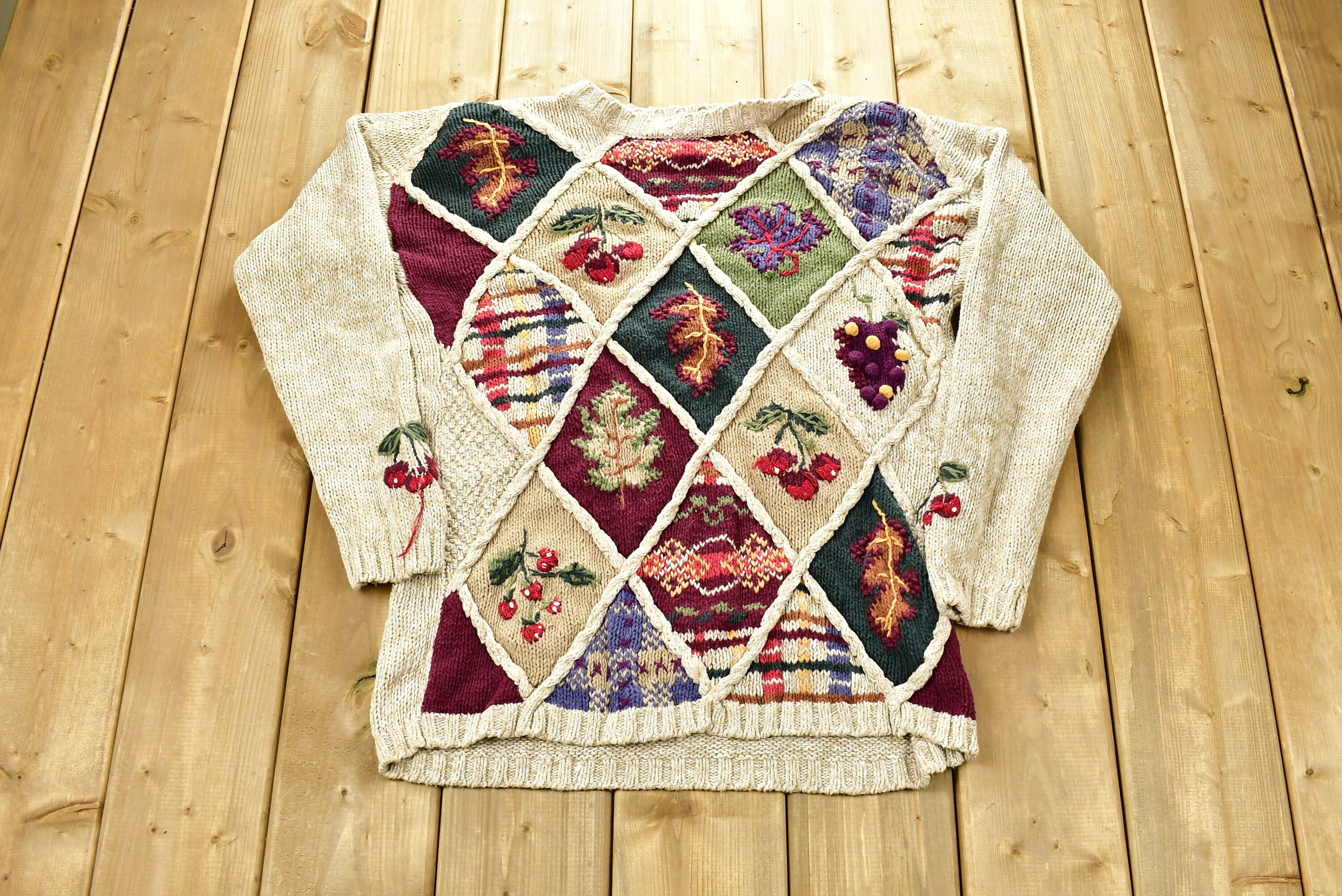 Used Womens 70s White Stag Old Nordic Pattern Knit Size L 相当 古着 70s White Stag - Etsy