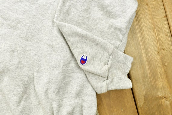 Vintage 1990s Champion Embroidered Sweatshirt / V… - image 4