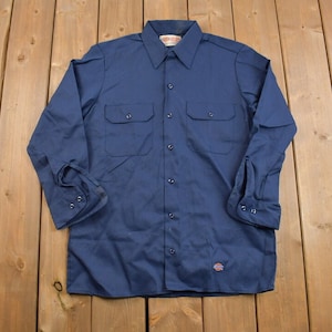 トップス 90's Dickies WAPPEN WORK SHIRTS sizeM Vintage 1990's NOS Dickies Work Shirt - Etsy
