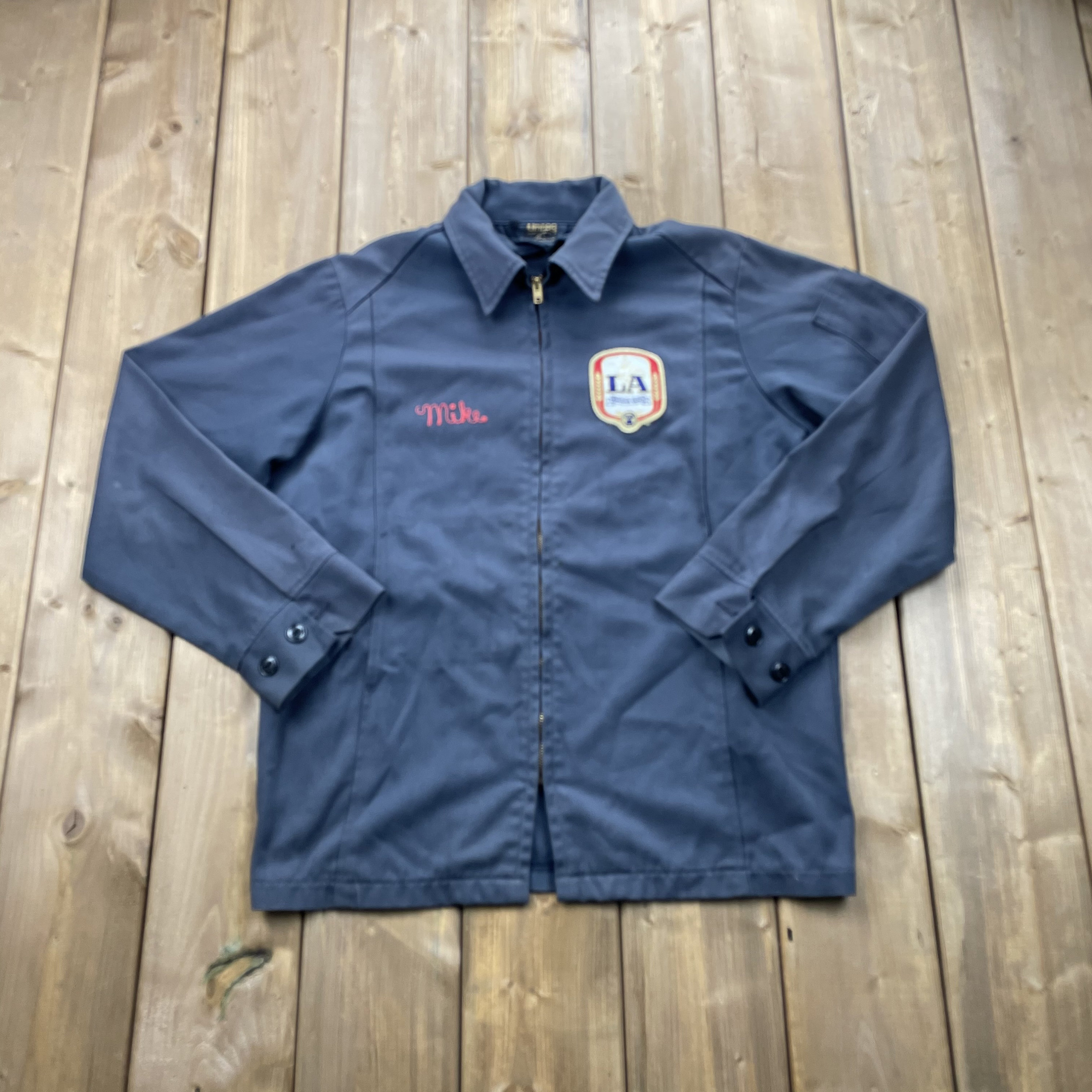 BRITISH WORK JACKET 60s 70s vintage ユーロ Vintage British Petroleum BP Petrol/Service Station Jacket