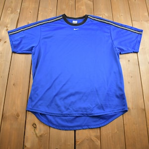 Vintage 2000s Nike Embroidered Silk T-Shirt