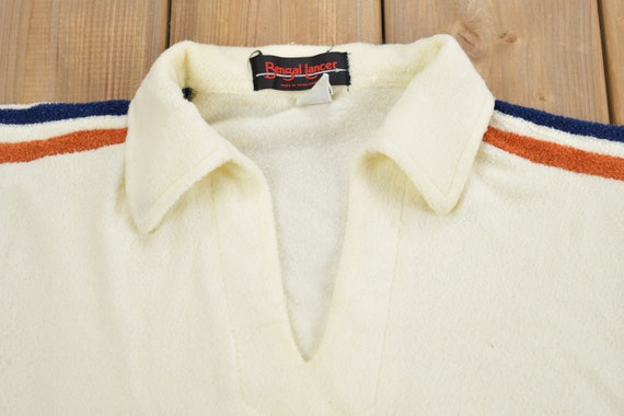 Vintage 1980s Bengal Lancer Short Sleeve Knit Pol… - image 2