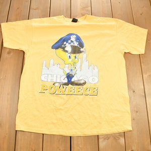 ヴィンテージ 2000 トゥイーティーバード シカゴ警察漫画 Tシャツ / 90年代グラフィックTシャツ / ワーナーブラザーズ / ルーニー・テューンズ Tシャツ / 警察