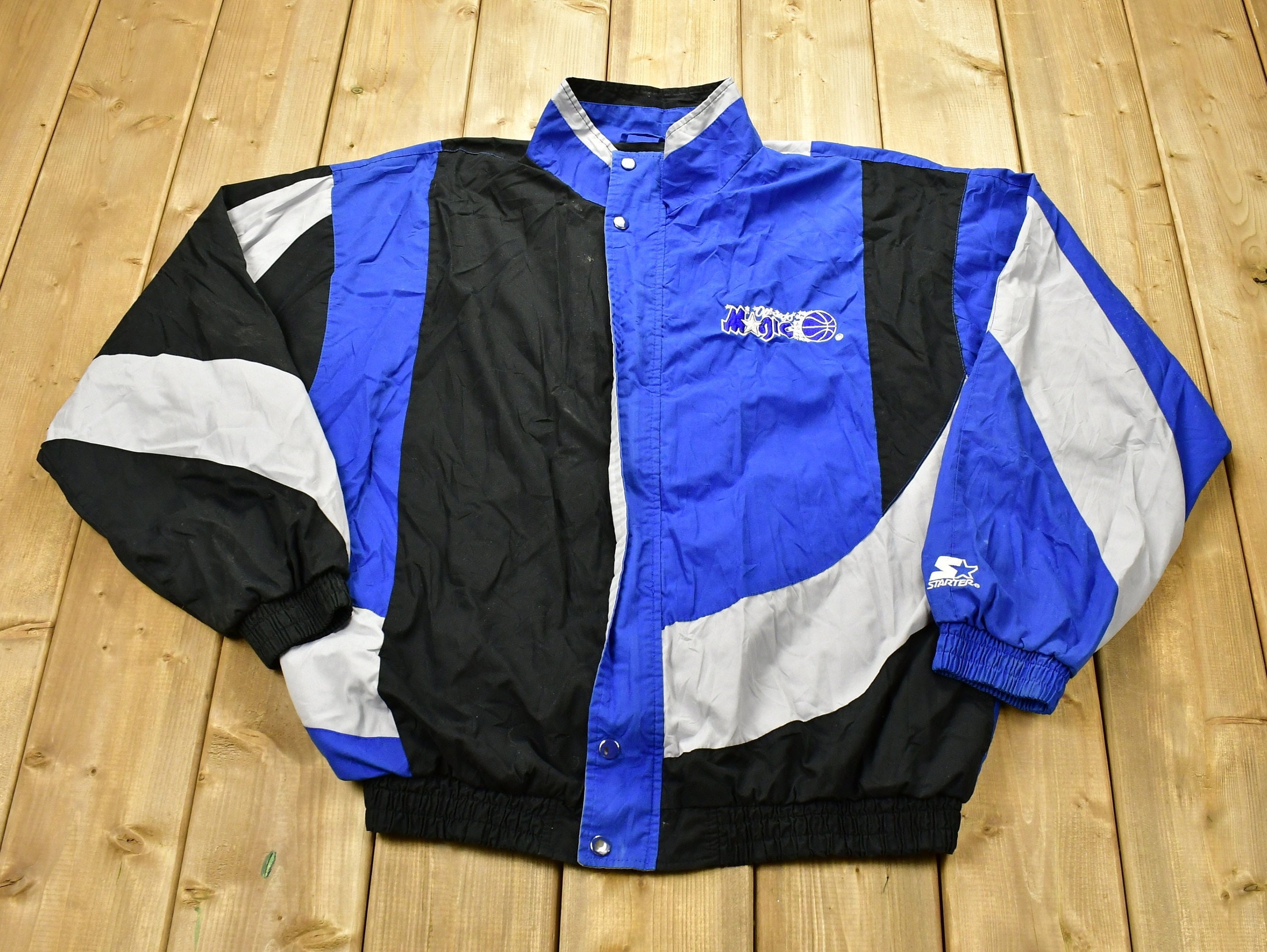 Orlando Magic Starter Jackets , Magic Pullover Starter Jacket, Throwback 90's  Jackets