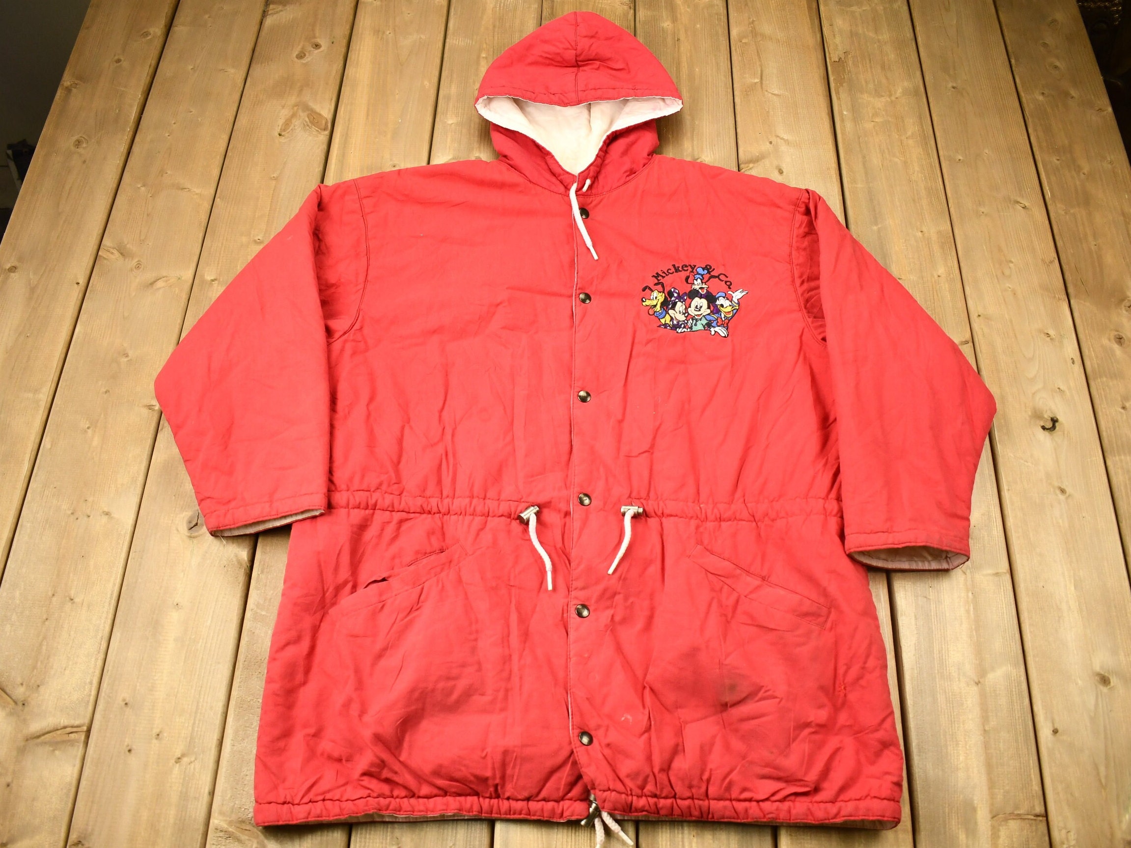 Vintage 1990s Mickey & Co Reversible Disney Jacket / Mickey Mouse 