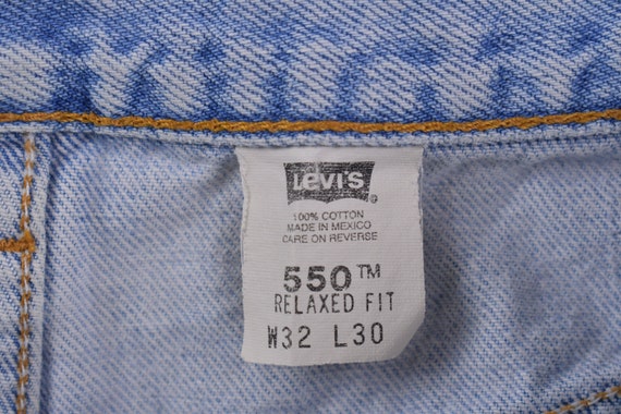 Vintage 1990s Levi's 550 Red Tab Jeans Size 30 x … - image 7