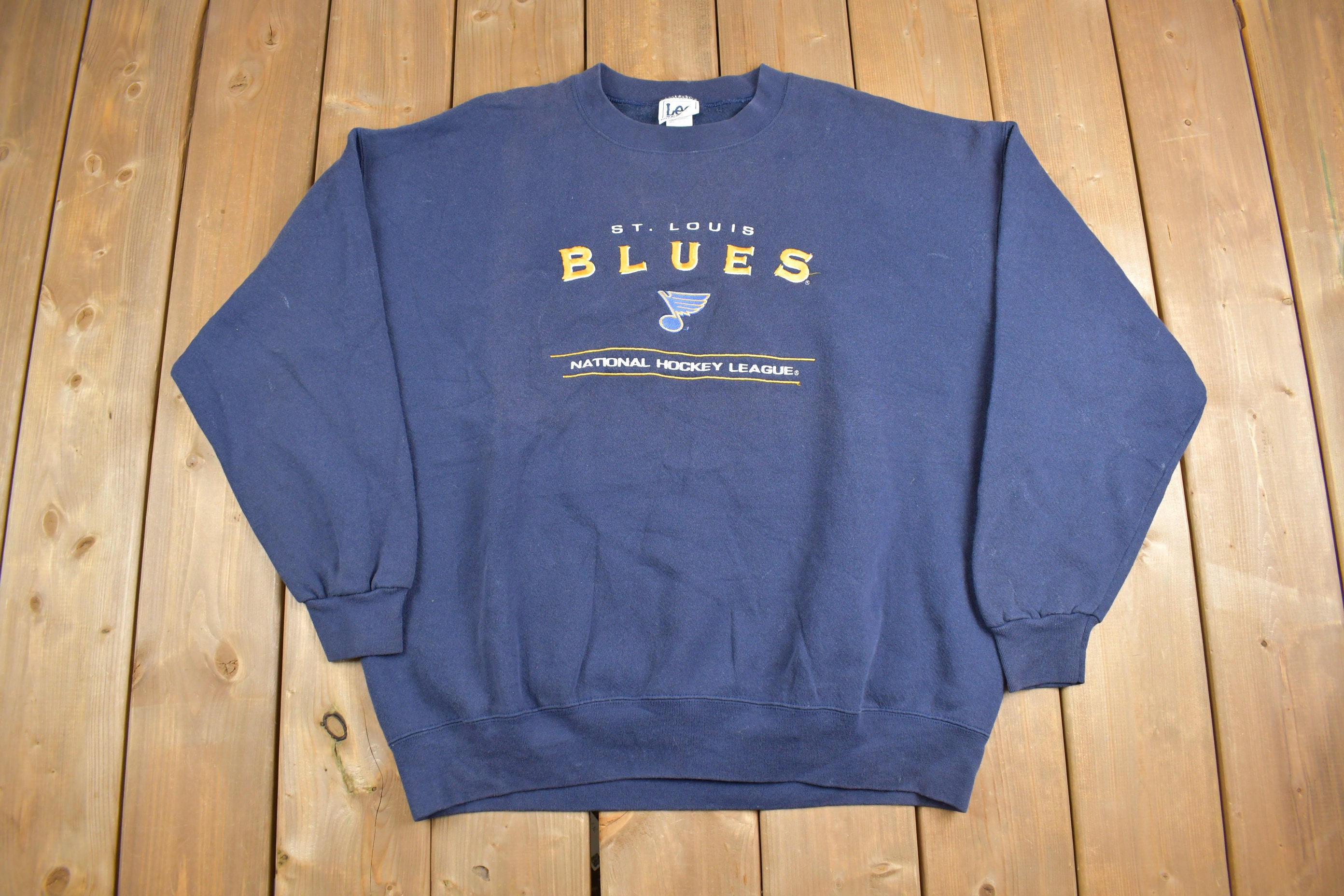 ST. LOUIS BLUES 1990s RETRO COMPETITOR TRACK SUIT SET (XL)