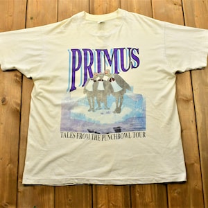 Vintage 1995 Primus Tales From The Punchbowl Tour Band T-shirt / Single Stitch / Made in USA / 90s T-shirt / Music Promo / Premium Vintage