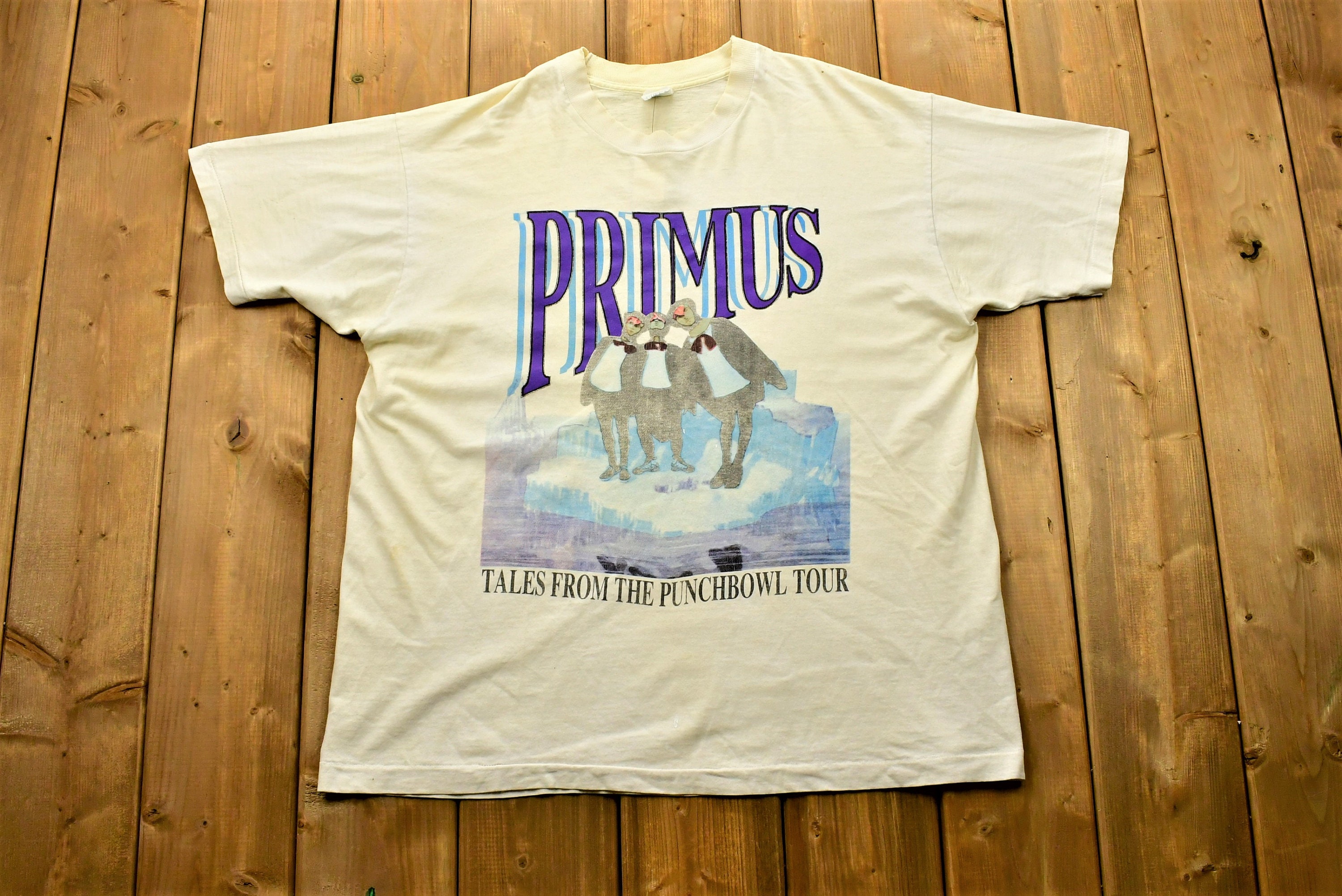Vintage 1995 Primus Tales From the Punchbowl Tour Band T