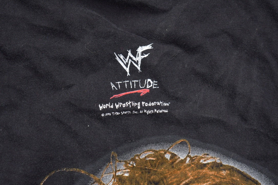 Vintage 1990s Al Snow Got Head Wrestling Graphic T-shirt / Single