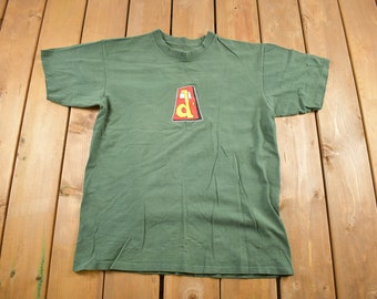 Camiseta vintage de los 90 de la marca D Skateboarding / Camiseta vintage / Ropa urbana / Camiseta estampada / Costura simple / Camiseta de skate