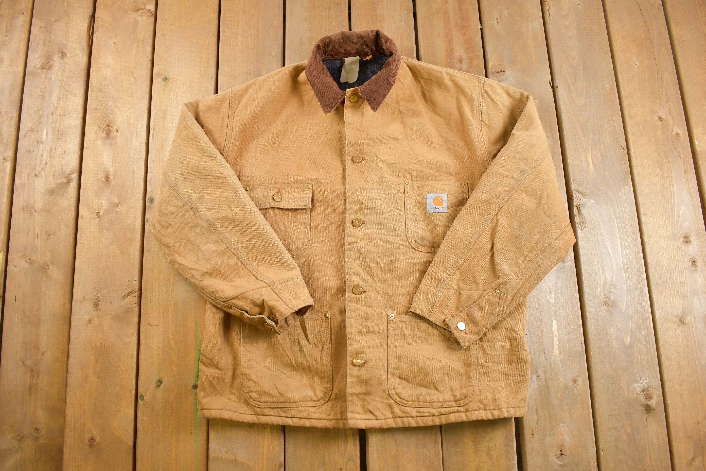 Vintage 1990s Carhartt Chore Jacket / Workwear / Streetwear Vintage 1990s Carhartt Chore Jacket / Workwear / Streetwear