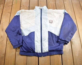 Vintage 1980s Polo Ralph Lauren Tennis Windbreaker / Vintage Ralph Lauren / Color Block / Tennis Jacket / Rare Polo