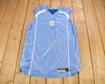 Vintage 1990s University Of North Carolina Tar Heels NCAA Jordan Basketball Jersey / Jordan Jersey / UNC / Size Large