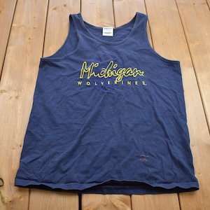 Vintage 1990s Michigan Wolverines University Collegiate T-Shirt / Made in Canada / NCAA Tee / Americana / Sportswear