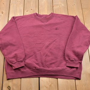 Vintage 1990s Blank Starter Crewneck Sweatshirt / Blank Vintage Essentials / 90s Crewneck / Athleisure / Streetwear
