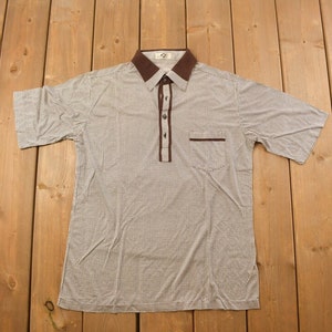 Camisa vintage de cuello a cuadros Gogan de los años 70 / Camisa abotonada de los años 70 / Franela vintage / Camisa básica abotonada