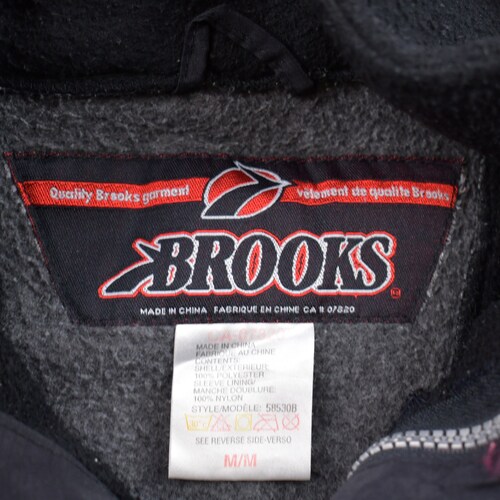 Vintage 1990s Brooks Color Block Puffer Jacket / Fleece Puffer / Vintage Bubble Jacket / Winter / Streetwear / 90s shops Brooks