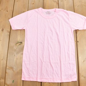 Vintage 1990s Blank Pink Ringer T-Shirt / Streetwear / Retro Style / Ringer Tee / Made In Canada / 90s Blank Tee / Dinas T Shirts /