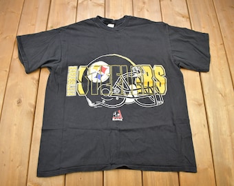 Vintage 1998 Pittsburgh Steelers NFL Graphic T-Shirt / Made In USA / Single Stitch / NFL / 90s Streetwear / Sportswear