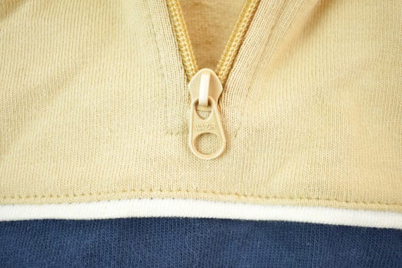 Vintage 1990s / Quarter Zip / Basic Red Sweatshir… - image 4