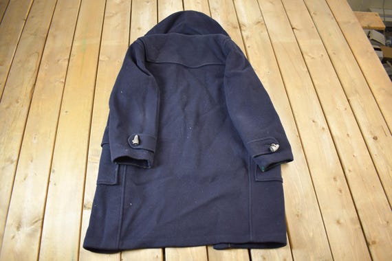 Vintage 1990s 100% Wool Gloverall Duffle Coat Made in England