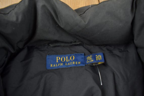 90s Polo by Ralph Lauren ジャケット M 黒 Y2K Polo Sport Ralph Lauren Track Jacket Mens L Black White Full Zip