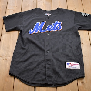 Nike New York Mets MLB Hockey Jersey NY Vintage Black Adult Men’s XL
