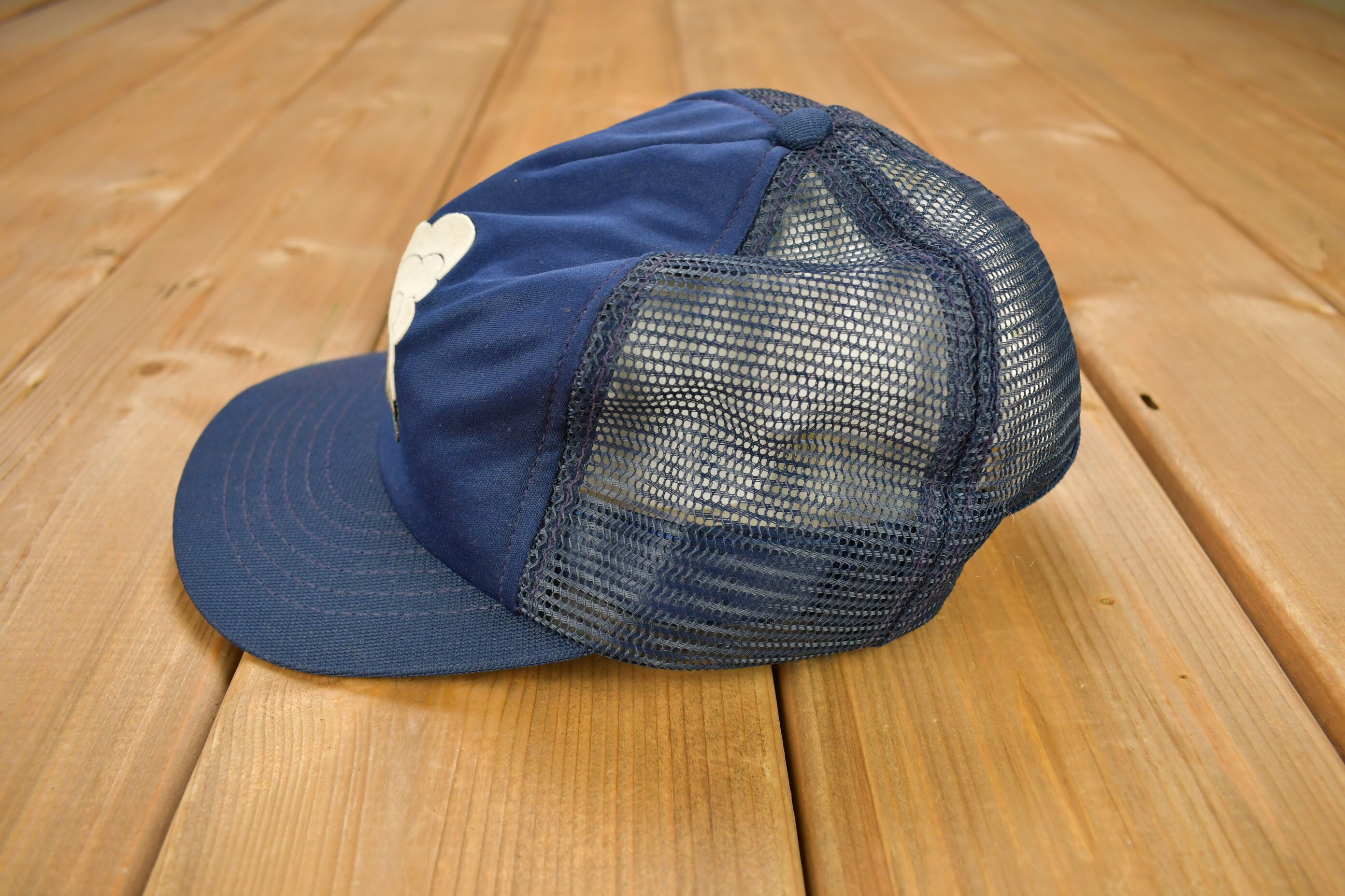 Cappello Trucker Vintage Swingster – Rete, Arancione, Con Toppa SUNKIST, Nuovo Vecchio Magazzino - Foto 2
