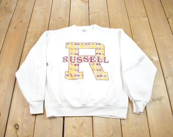 Vintage 1990s Russell Athletic Cardigan / 90s Cardigan
