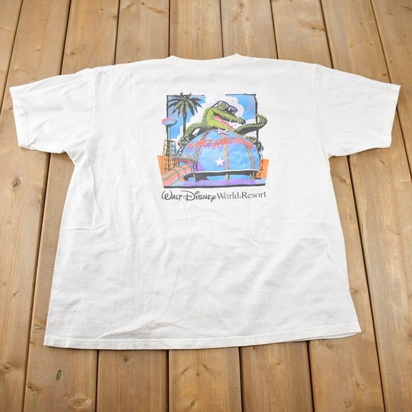 Vintage 1990s Planet Hollywood Disney World Souvenir T Shirt / Streetwear / Made In USA / Urlaubs T-Shirt / Reise T-Shirt / Tourist /