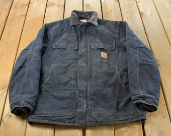 Carhartt　ACTIVEJACKET　90s USA Vintage 1990s Carhartt Thrashed Active Jac Work Jacket / Workwear