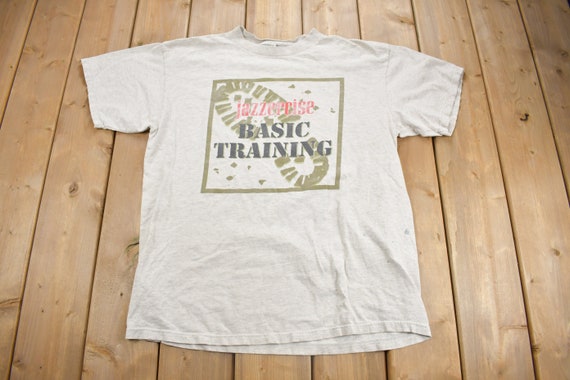 Vintage 1990s Jazzercise Basic Training Graphic T… - image 1