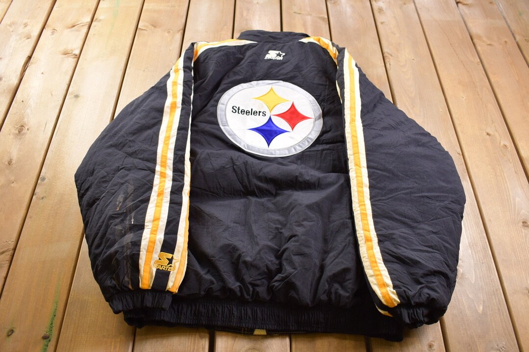 Vintage 1990s Pittsburgh Steelers Starter NFL Windbreaker