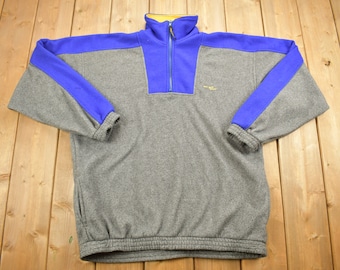 Suéter polar vintage de los años 90 con cremallera de un cuarto Pro Sport / Outdoorsman / Suéter de los 90 / Streetwear / Senderismo / Sudadera polar con cremallera