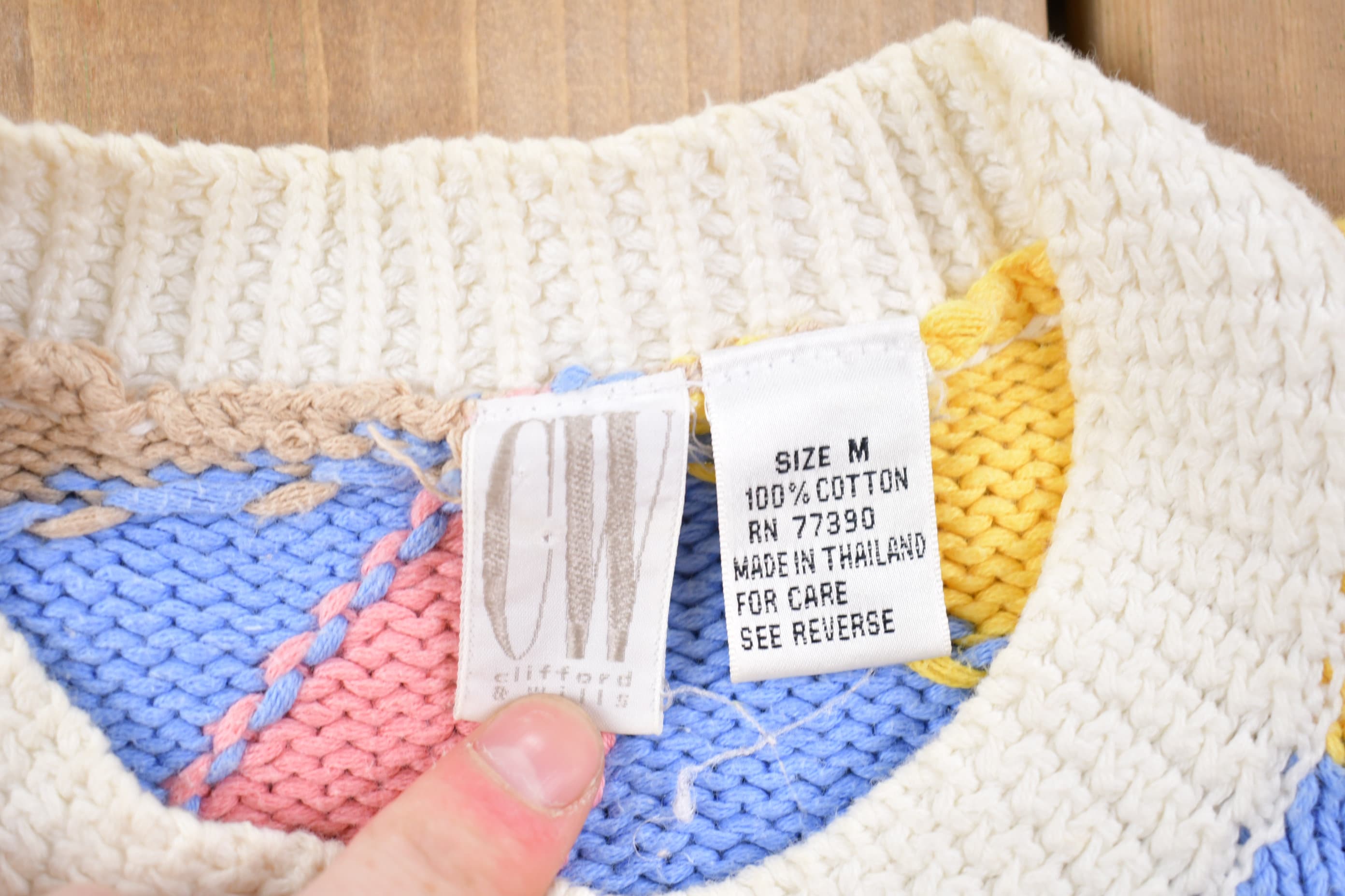 1990年代ヴィンテージ クリフォード＆ウィルズ オールオーバー