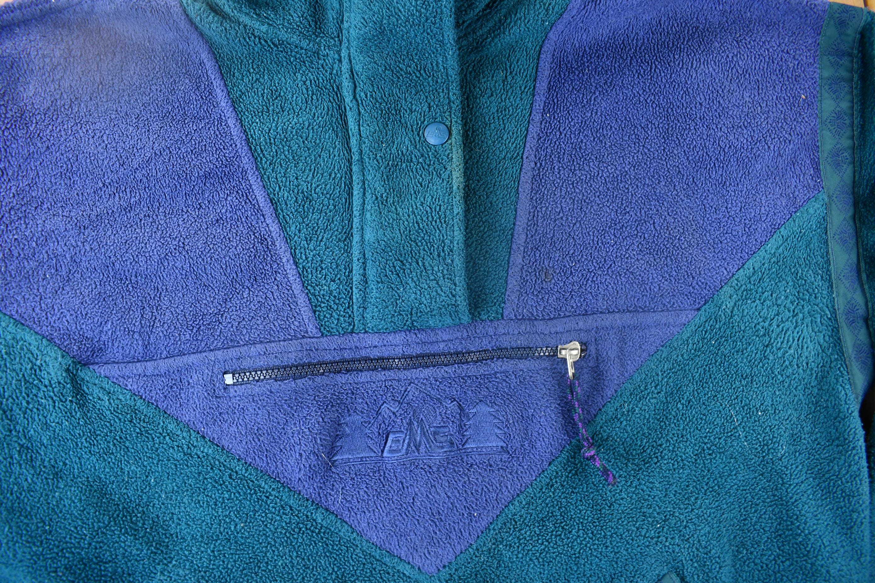 Vintage 1990s Eastern Mountain Sports EMS Fleece Sweater / Size M 
