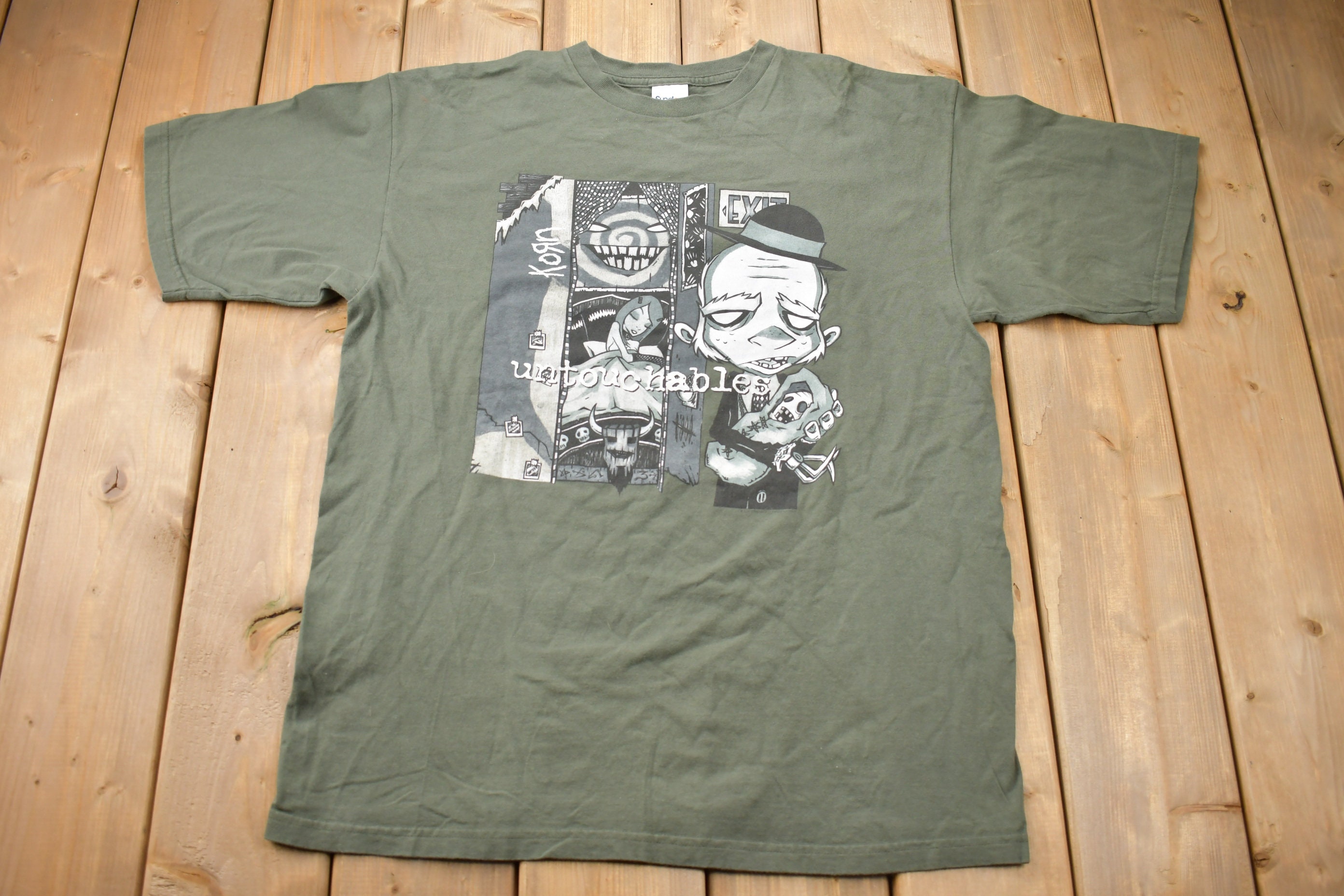 Vintage 2002 Korn Untouchables Pop Sux Tour Band T-shirt Vintage 2002 Korn Untouchables Pop Sux Tour Band T-shirt