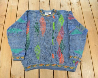 Vintage 90s Coogi Blues Sweater - Tagged Large - Etsy