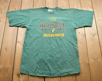 Vintage 1990s Embroidered Green Bay Packers World Champ 1965 NFL
