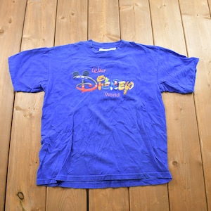 ヴィンテージ 1990年代 ウォルト ディズニー ワールド プロモ T シャツ / 90年代 グラフィック T シャツ / ヴィンテージ ミッキーマウス / 90年代 ディズニー T シャツ / ディズニー アニメ / キッズ シャツ