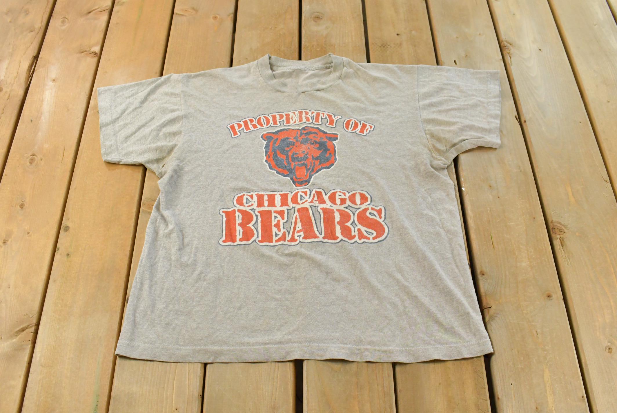Vintage 1990s Chicago Bears NFL Graphic T-Shirt Men's M / Single Stitch / NFL / 90s Streetwear / Sportswear / Football