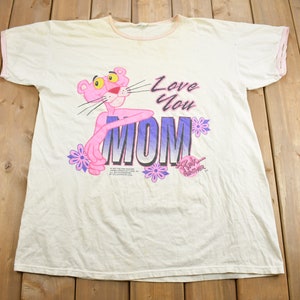 1997年ヴィンテージ ピンクパンサー カートゥーン パジャマ Tシャツ / 90年代グラフィックTシャツ / ヴィンテージカートゥーンTシャツ / フリーサイズ / アメリカ製
