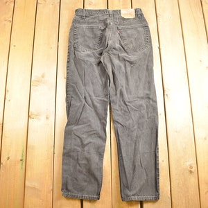 Vintage 1990s Levi's 550 Red Tab Relaxed Fit Jeans Size 31 x 30.5 / 90s Denim / Streetwear / Baggy Jeans / Vintage Levi's / Faded Grey