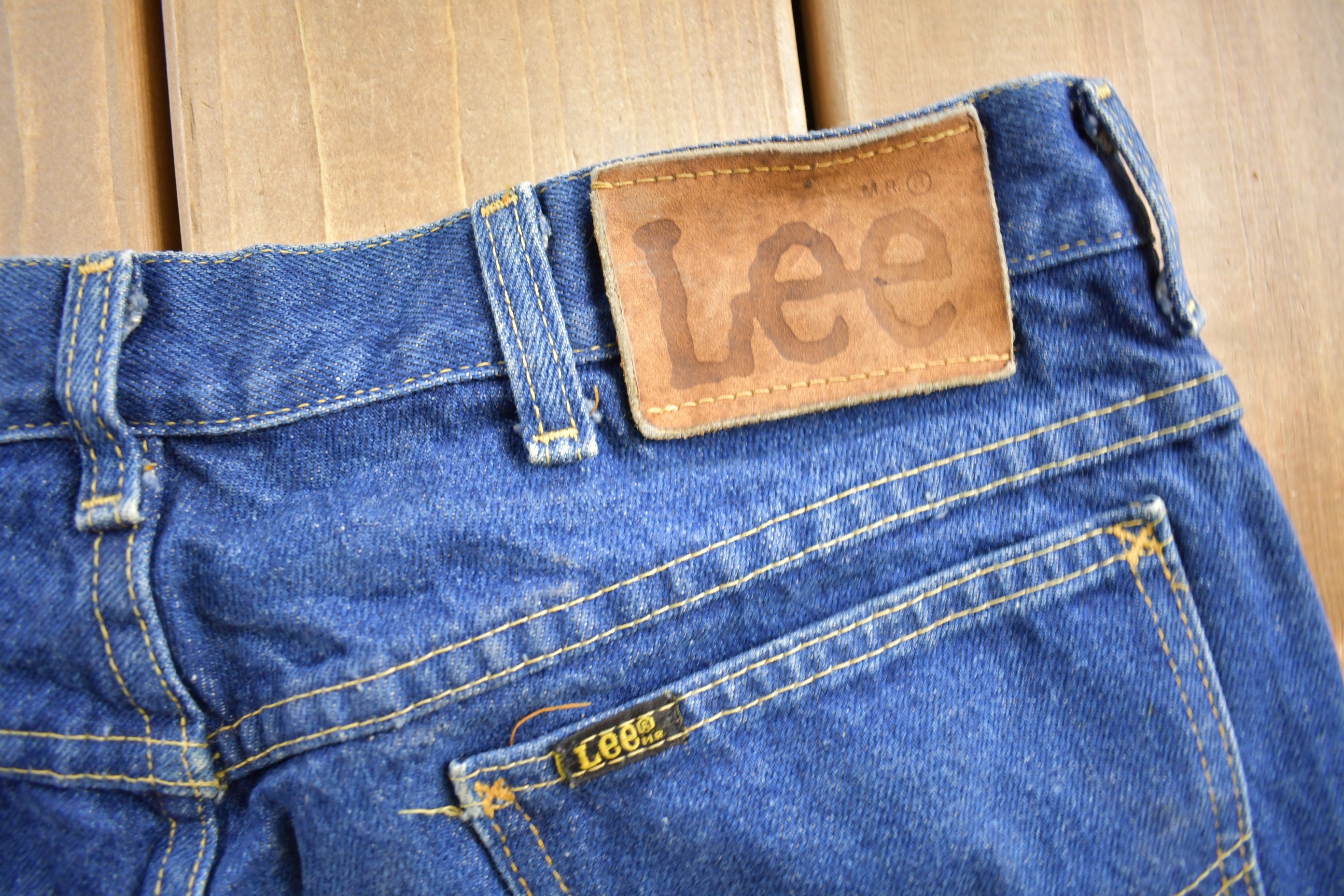 Vintage 1970s Lee Riders Jeans Size 34 X 30 / Vintage Denim