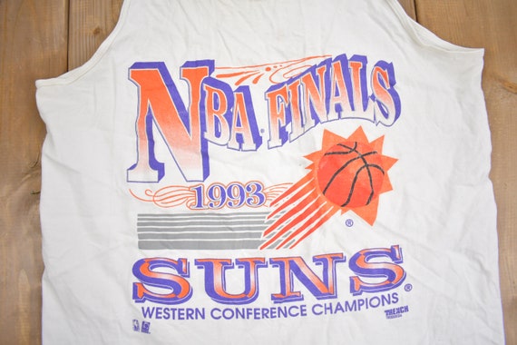 Vintage 1993 Phoenix Suns NBA Graphic Tank Top Sh… - image 3