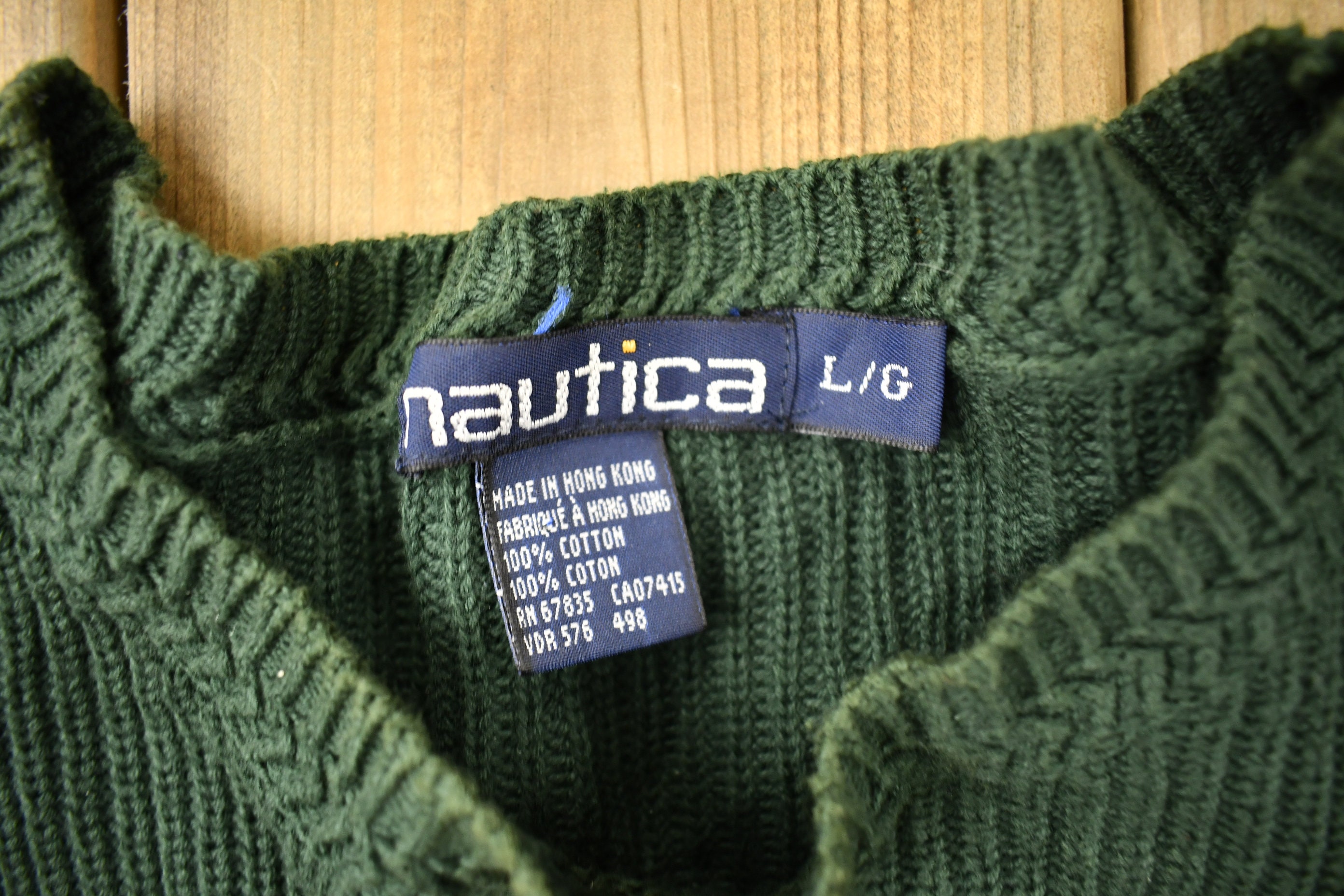 90〜00s Nautica ds knit black KROST x Nautica Rope Print Windbreaker | Nautica