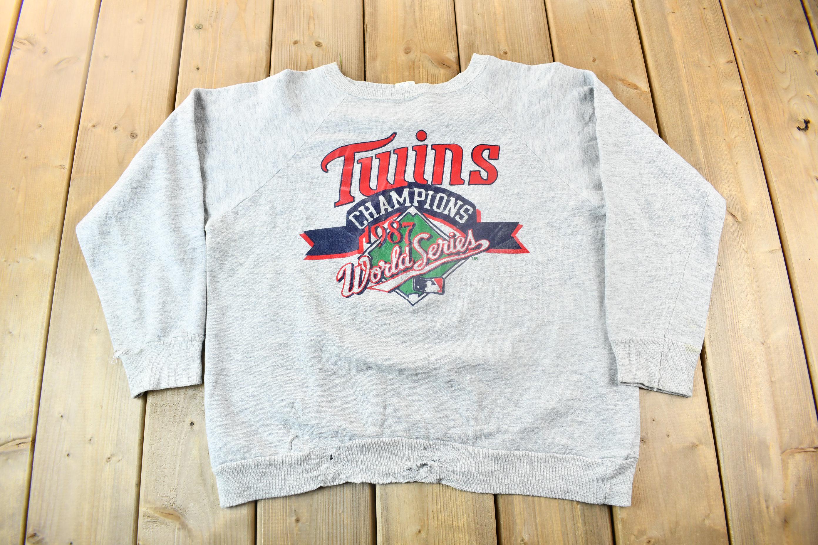 Vintage 1987 Minnesota Twins MLB Champion Crewneck Sweatshirt